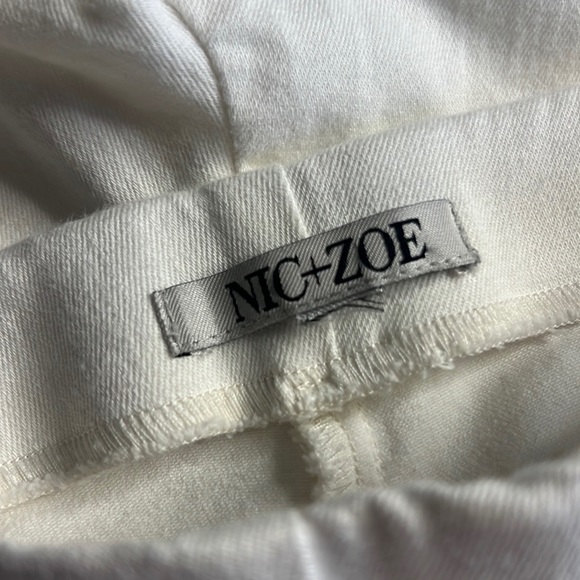 NIC + ZOE White Pull-On Ankle Pant S - Picture 2 of 9